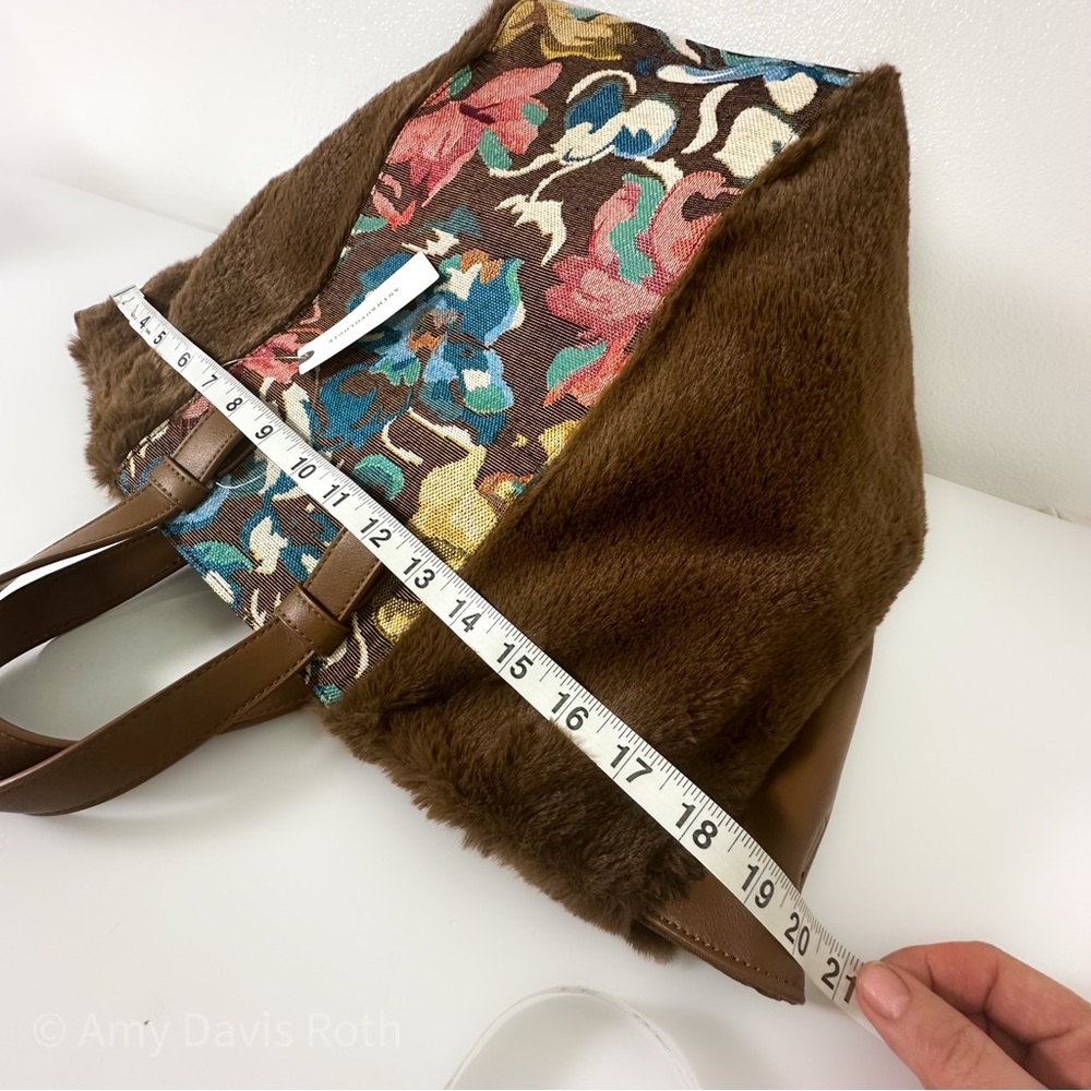 Anthropologie Two Tone Satchel NWT - Picture 10 of 13